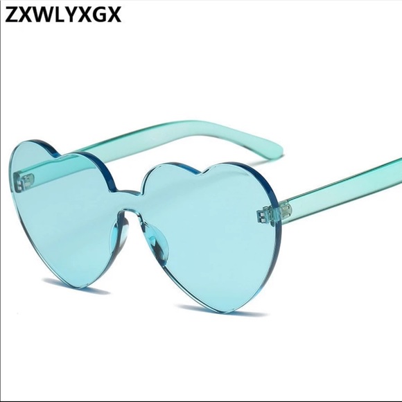 Womens heart sunglasses 🕶 eyewear - Picture 2 of 7